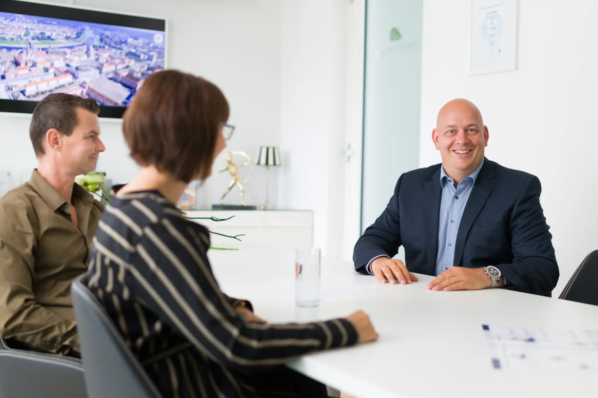 Uwe Ortlepp im Beratungsgespräch - Immobilienfinanzierung